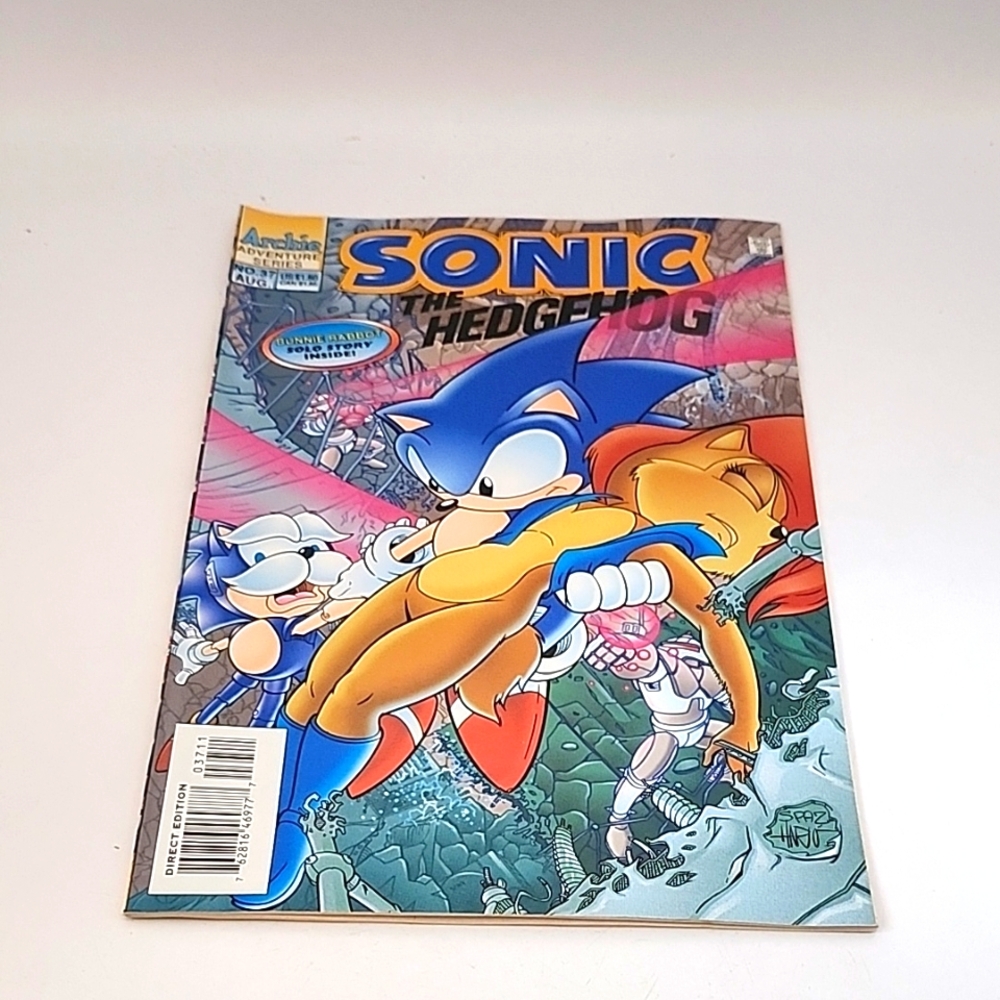 Vintage 1996 Sonic the Hedgehog no. 37 Archie Adventure Series fn
